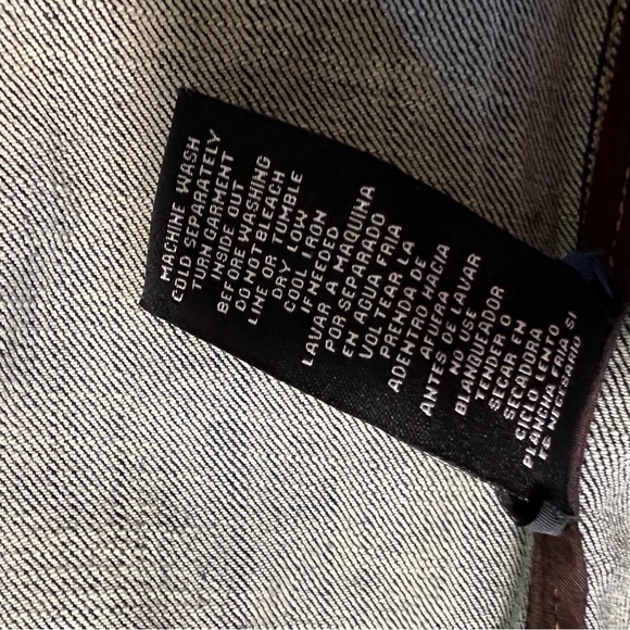 Embroidered denim jacket E by EC like new size 4 - Picture 11 of 11